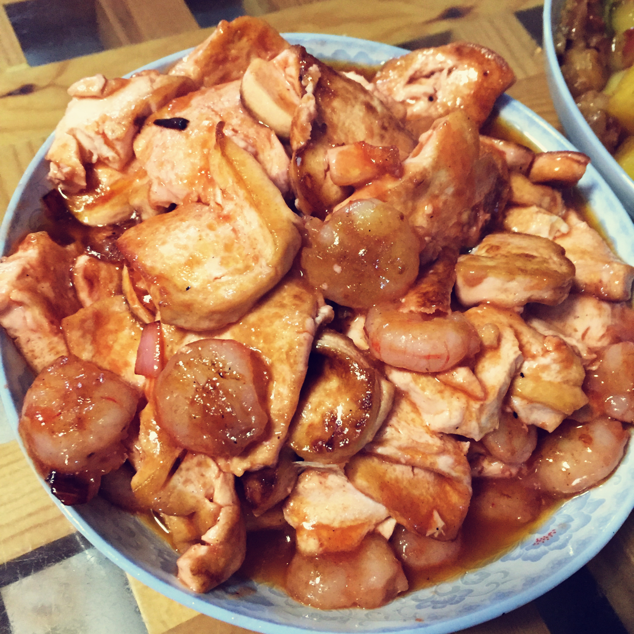鲜虾番茄豆腐