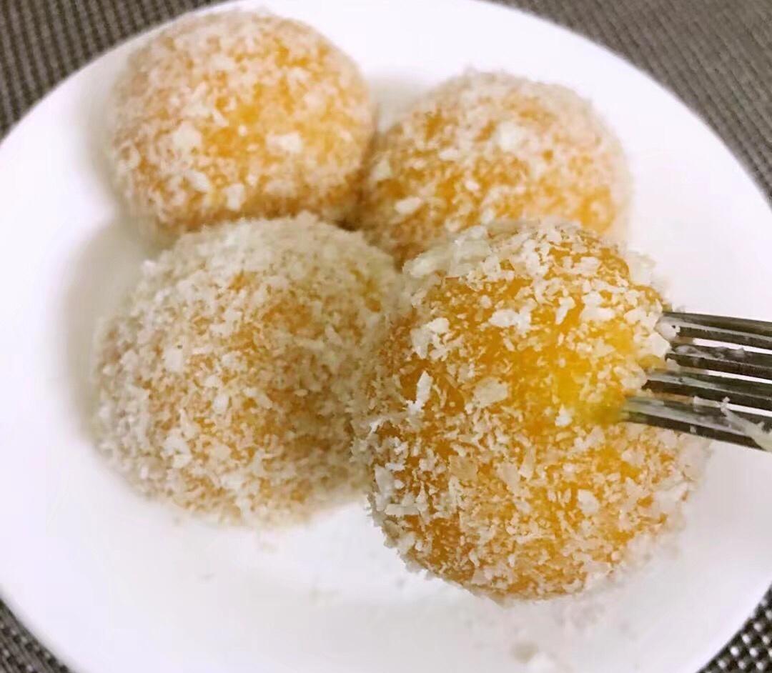 南瓜糯米糍的做法