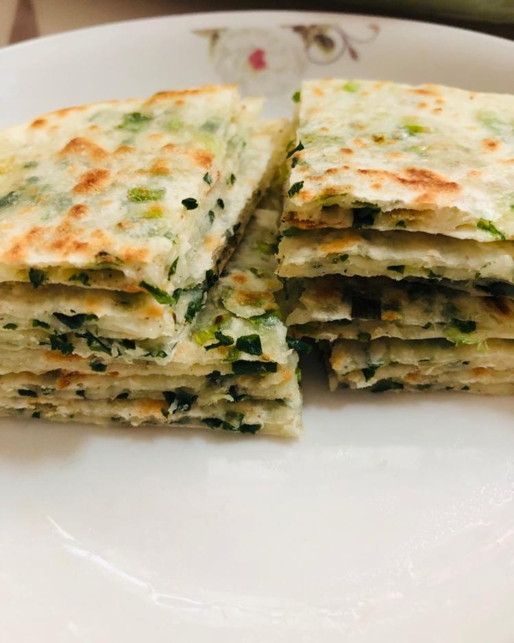 葱油饼（饺子皮版）