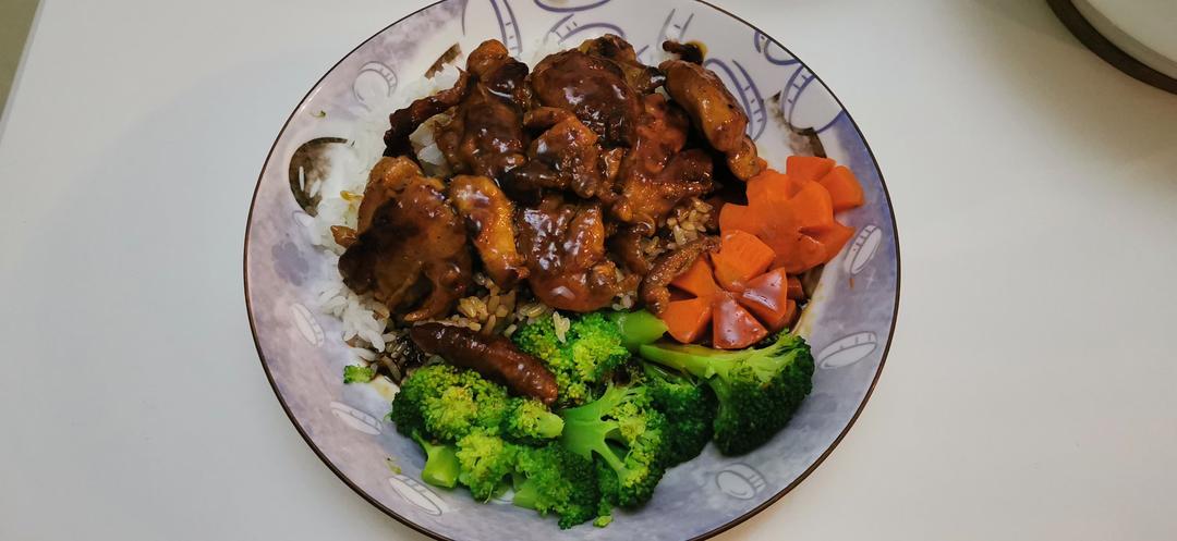 照烧鸡腿饭