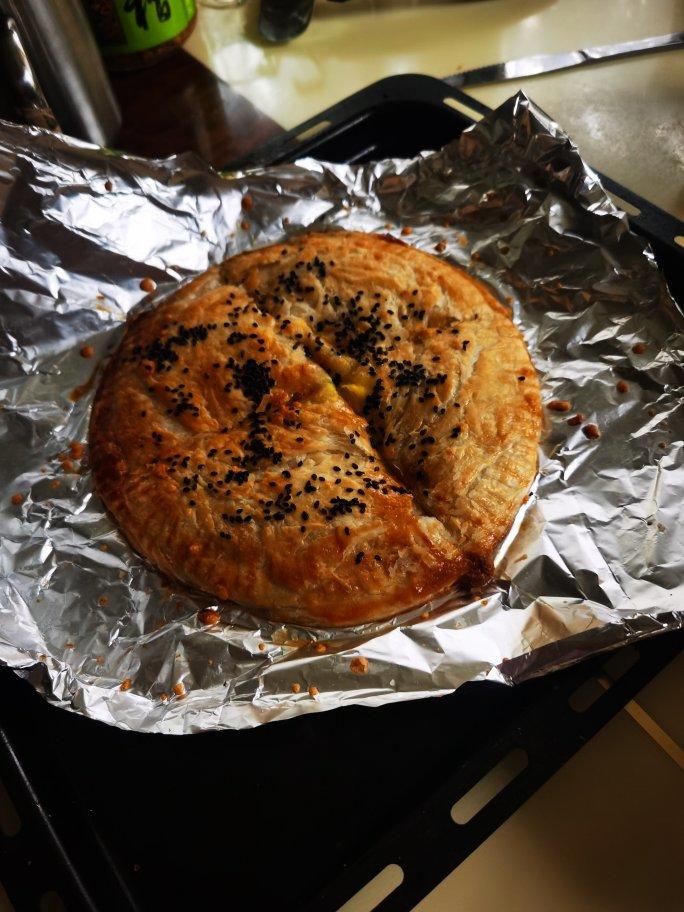 简易好吃懒人版的香蕉派手抓饼