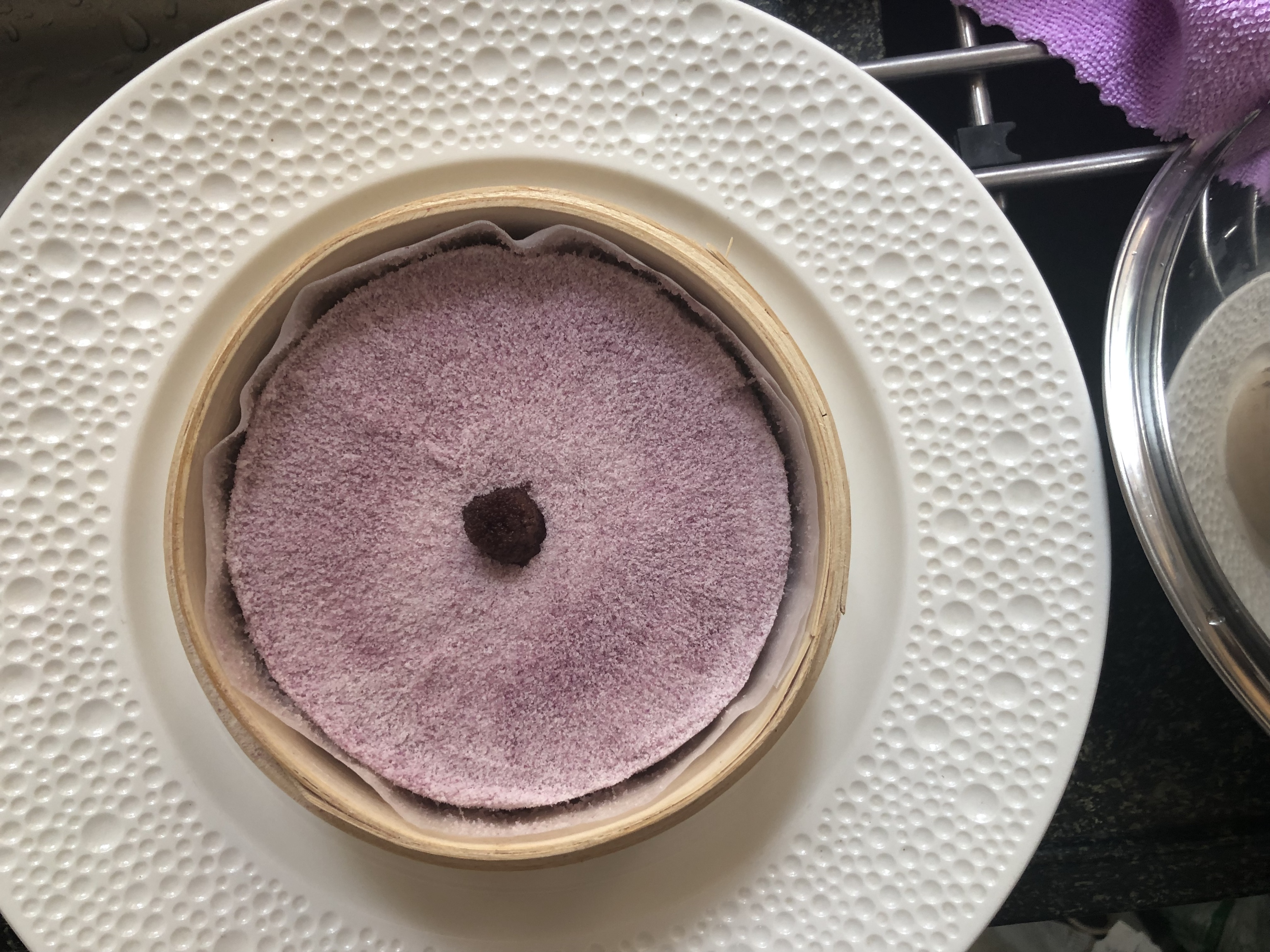 小美版紫薯松糕（素食）的做法