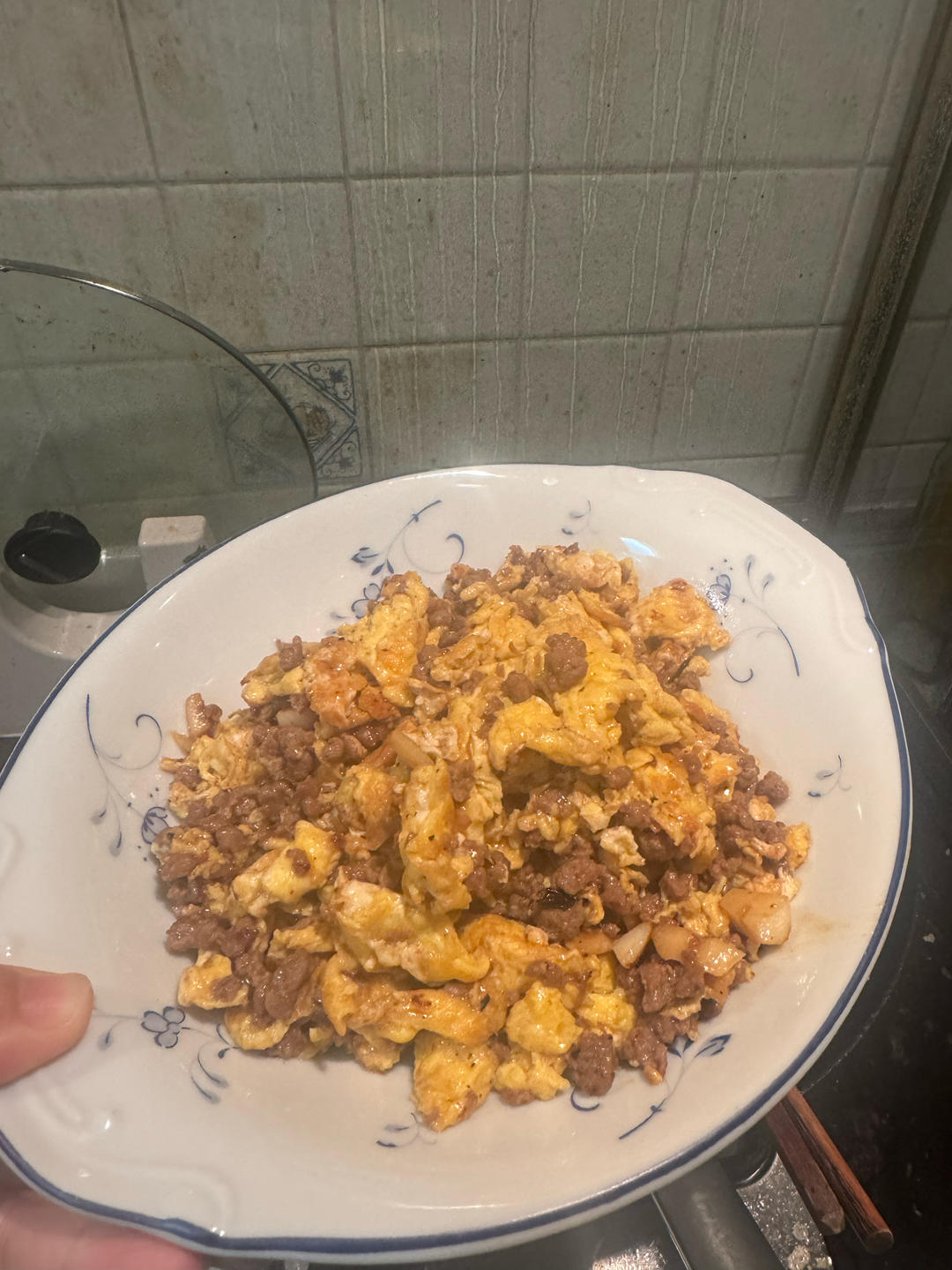 牛肉末炒鸡蛋｜超棒！