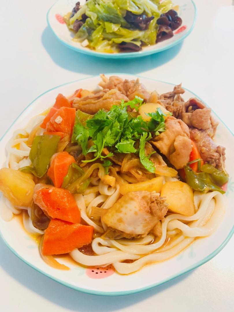 【大盘鸡】拌面最佳搭档，相信每个童鞋都喜欢吃的大盘鸡