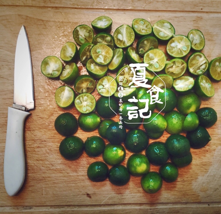 夏日饮品桔子冰