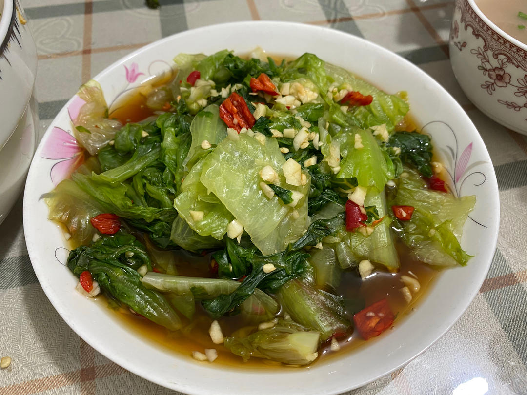 广式白灼生菜(酒店配方)