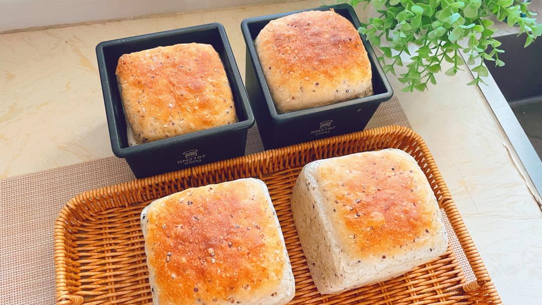 这藜麦吐司我连吃一周！无糖无油比全麦更好吃