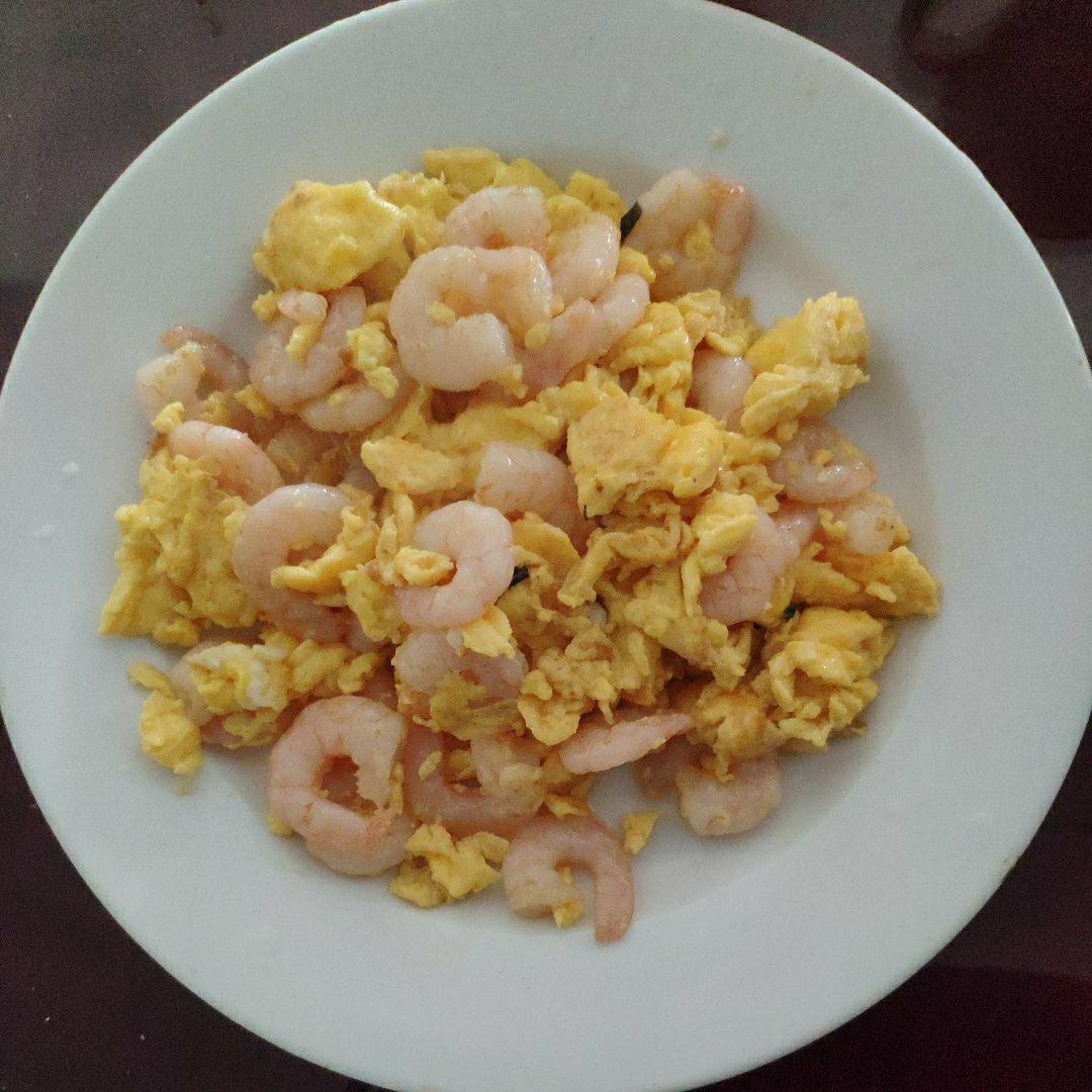 虾仁无需蛋清淀粉上浆也爽口及蛋超嫩的滑蛋虾仁