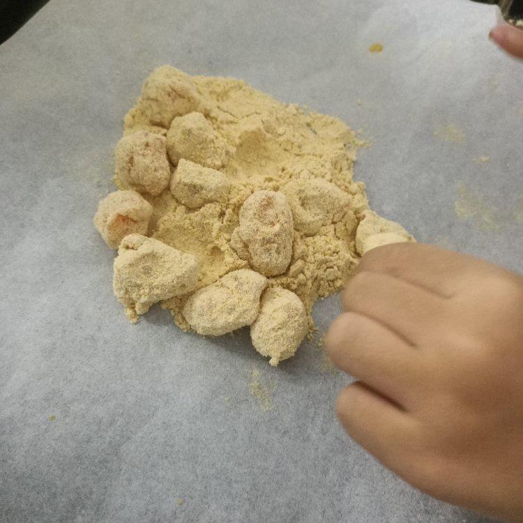 糍粑，糯米糍，黄豆粉粘糯米球【附上黄豆粉的做法】