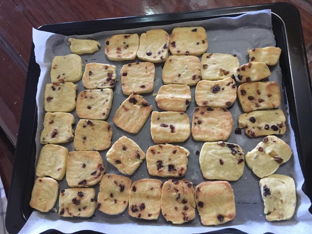 低糖少油版蔓越莓饼干