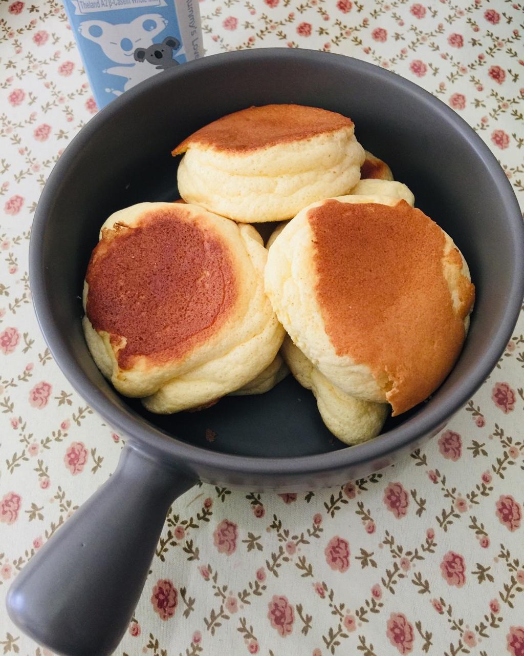 原味无油日式舒芙蕾厚松饼