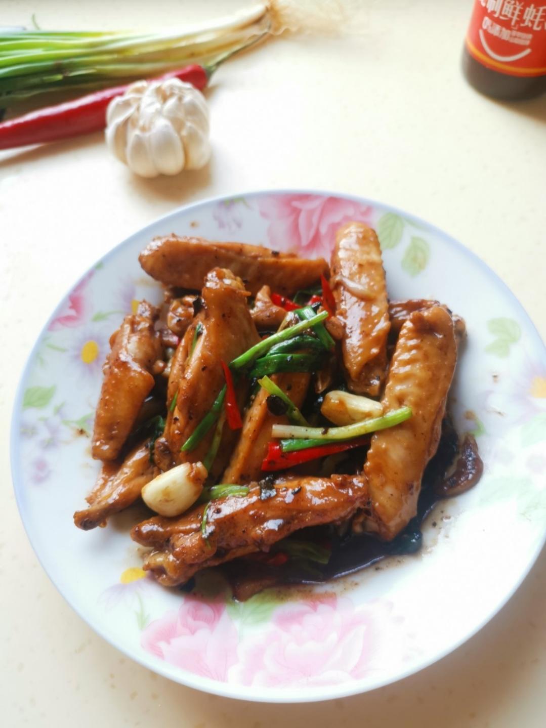 豉香煎鸡翅中