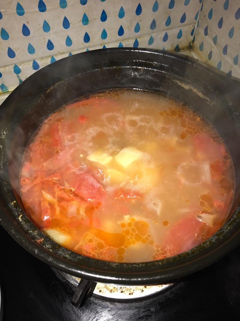 番茄土豆炖牛腩