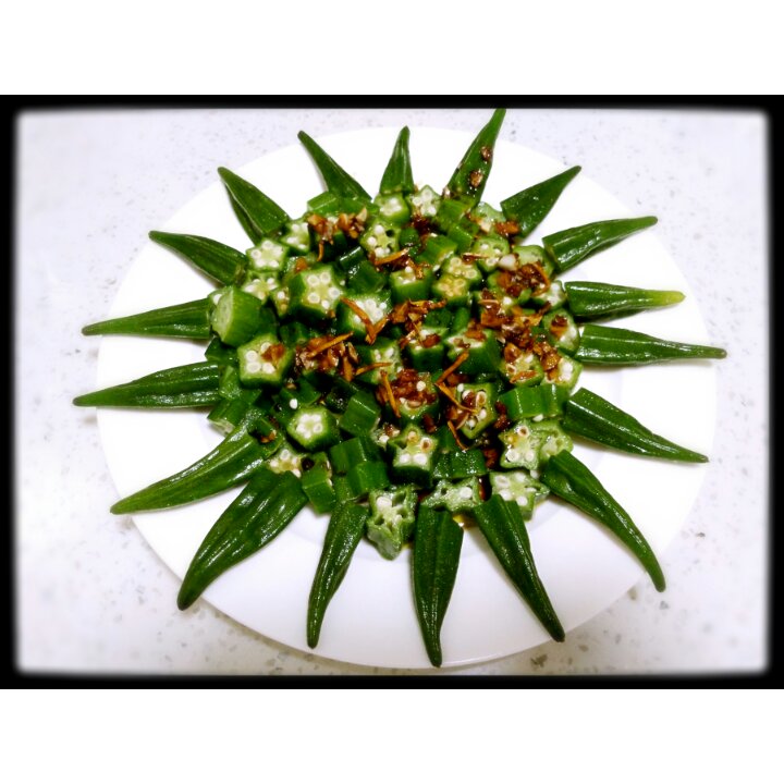 【白灼秋葵】清爽简单