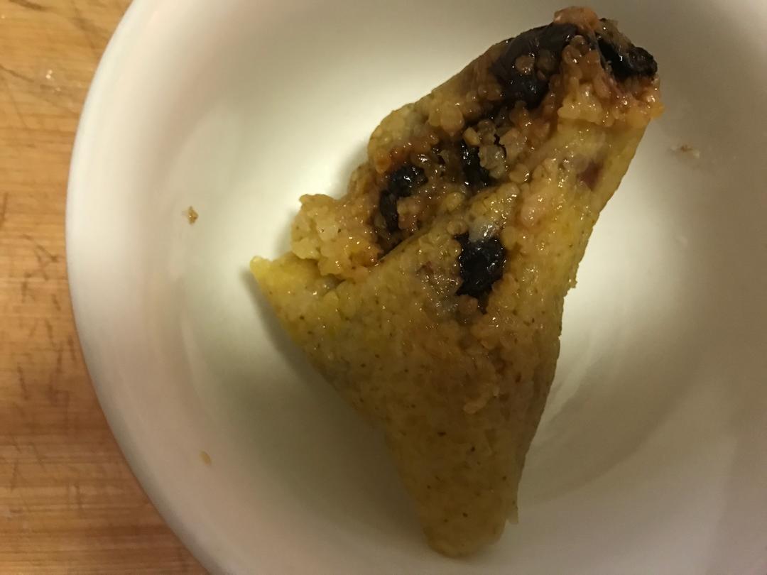 糯黄小米蜜枣粽-加各种豆