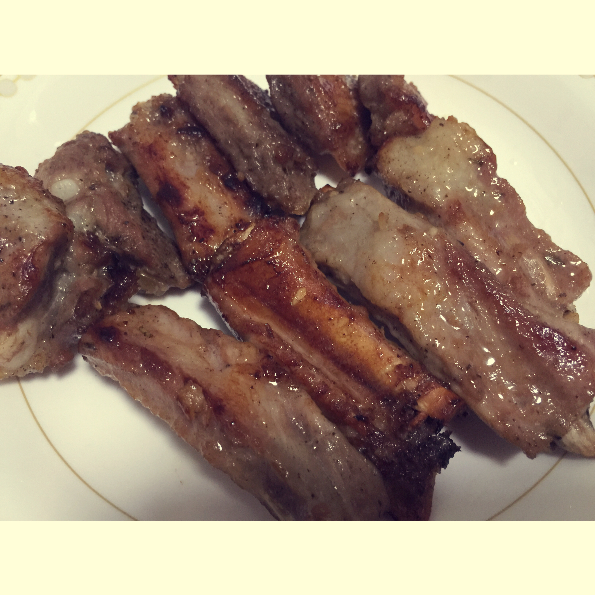 蜜汁烤肋排