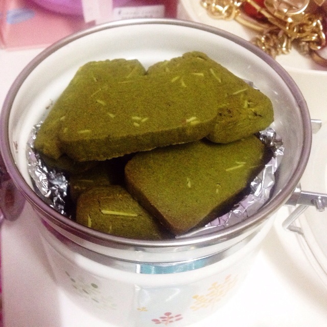 抹茶杏仁饼干