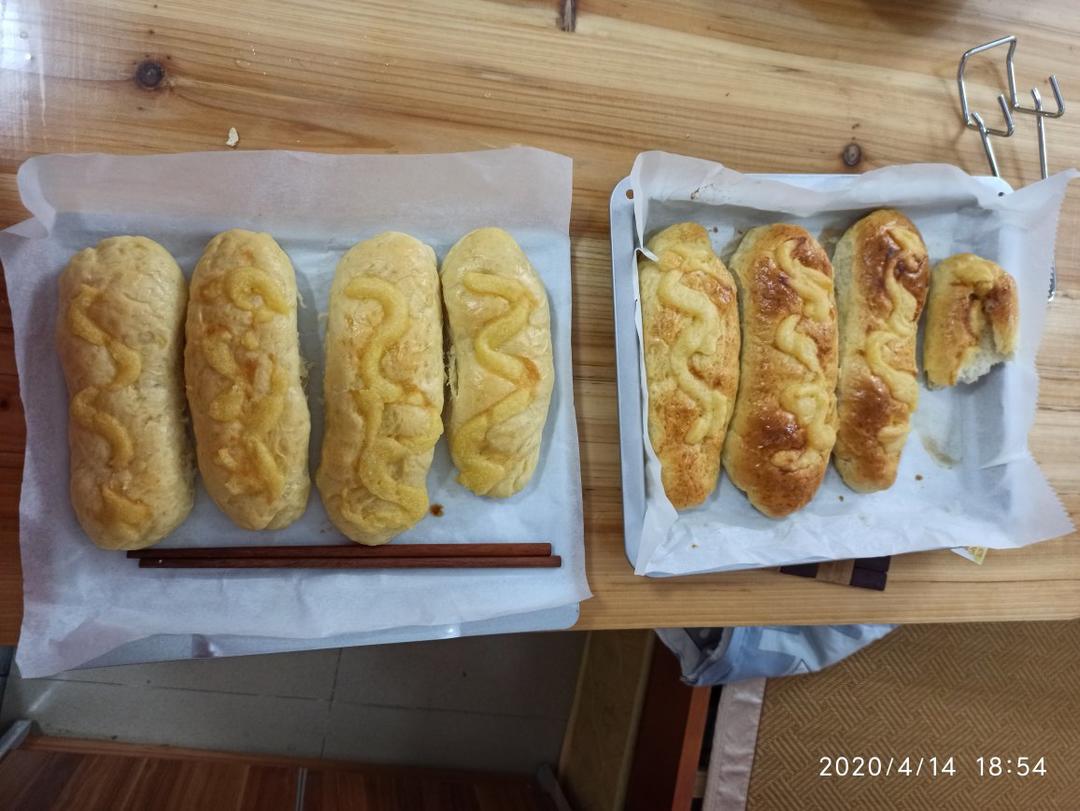 奶香毛毛虫面包（孩子特别爱吃）