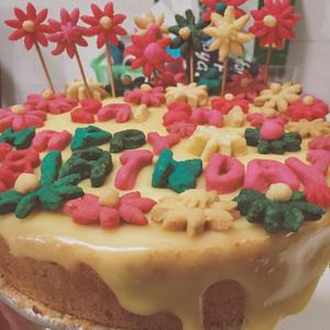 自制宠物狗狗生日蛋糕+造型饼干的做法 步骤13