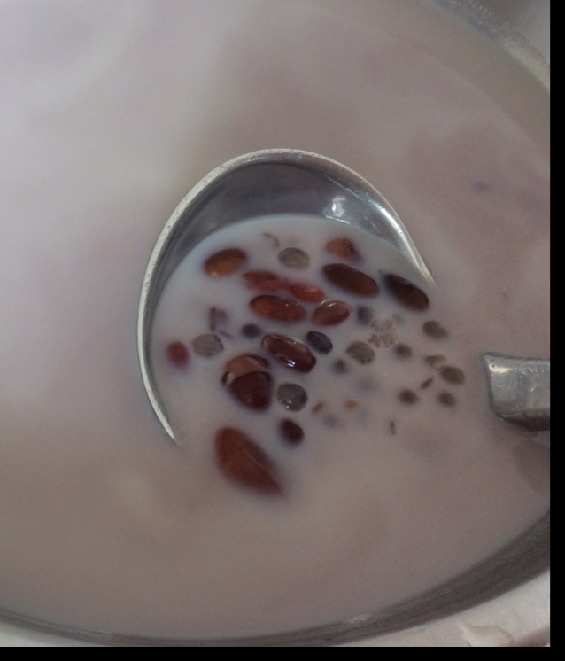 红豆椰汁西米露