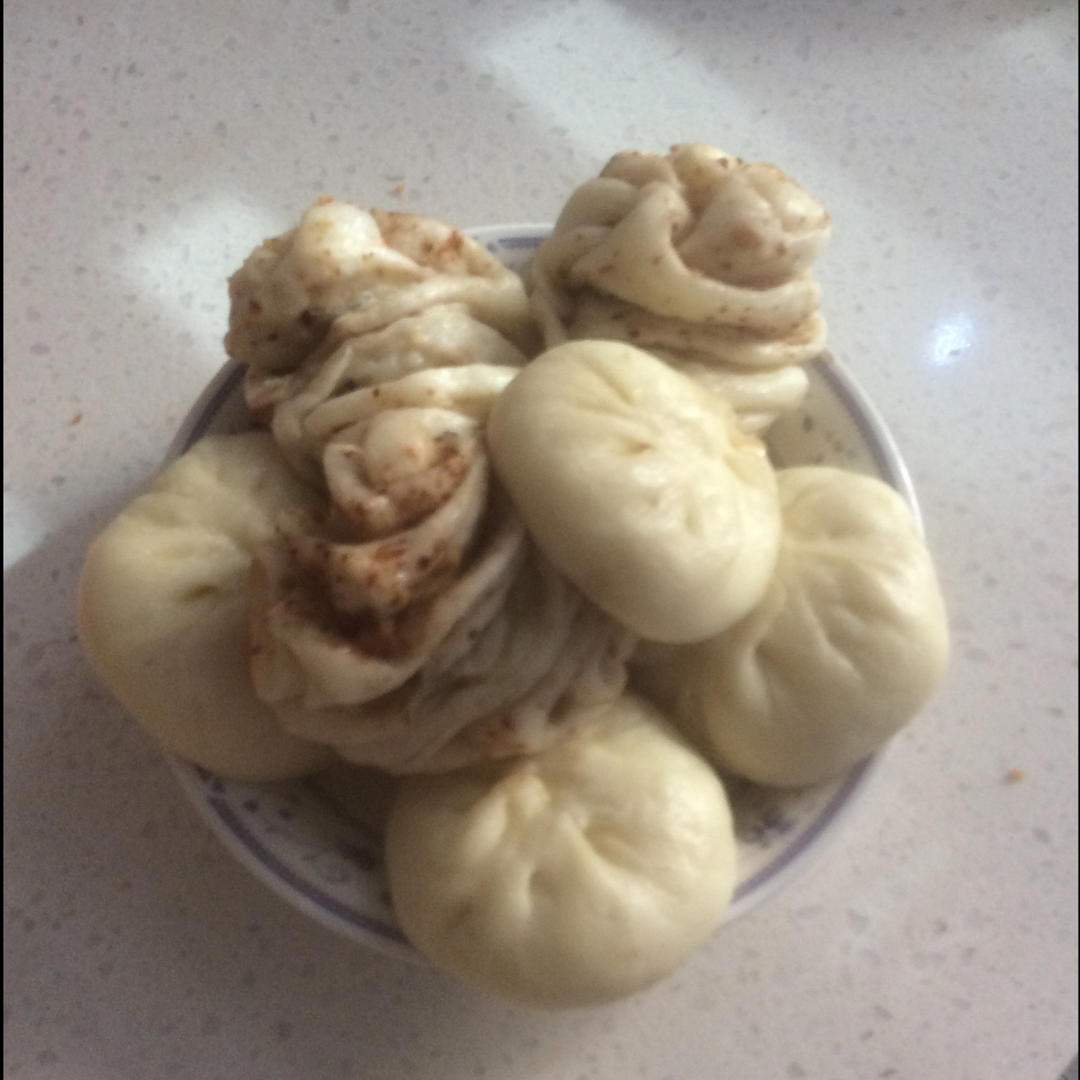 面包机发面蒸馒头