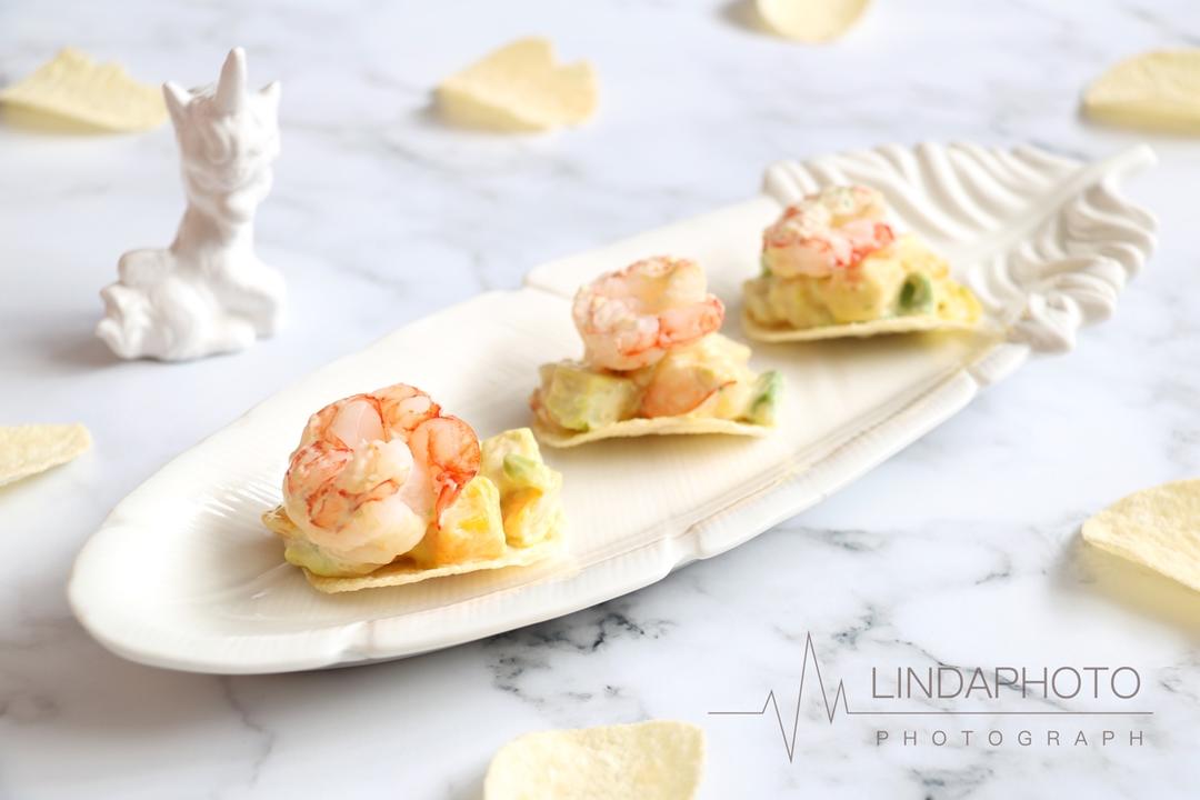 【薯片牛油果大虾沙拉】