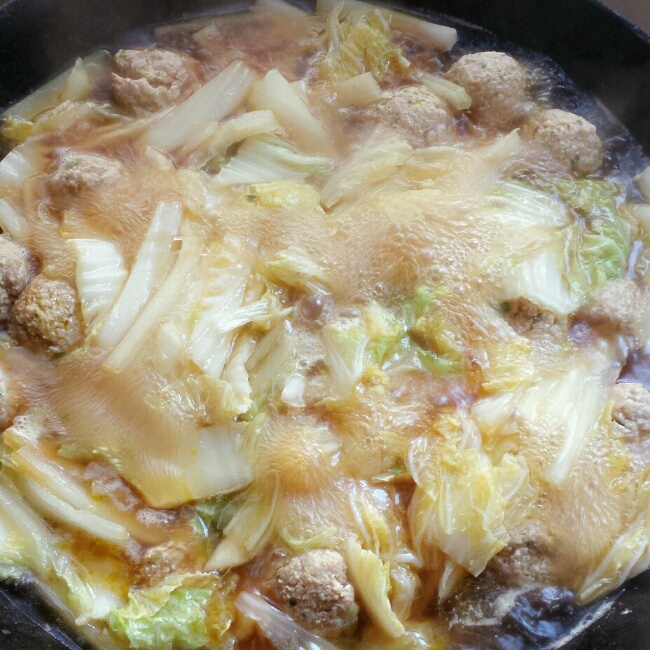 肉丸子大白菜汤