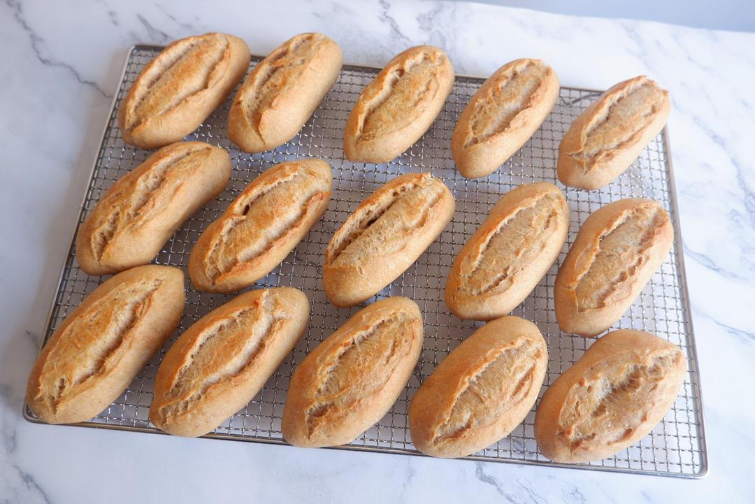 口感非常好的50%全麦主食餐包