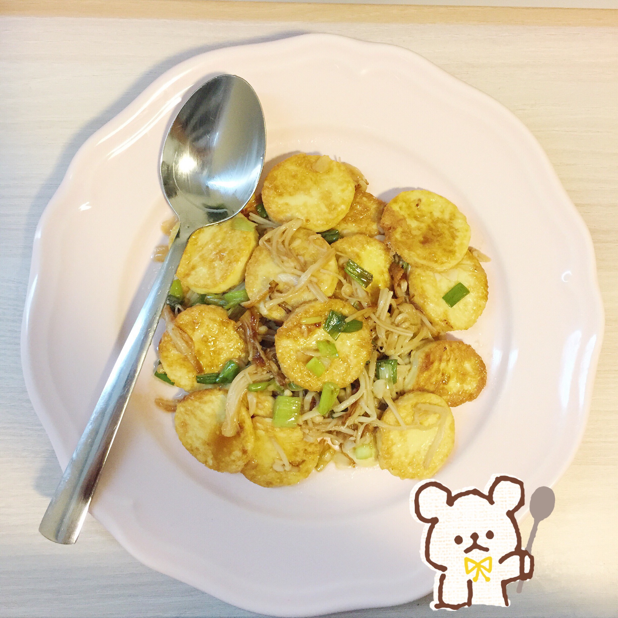 超级下饭菜--金针菇日本豆腐