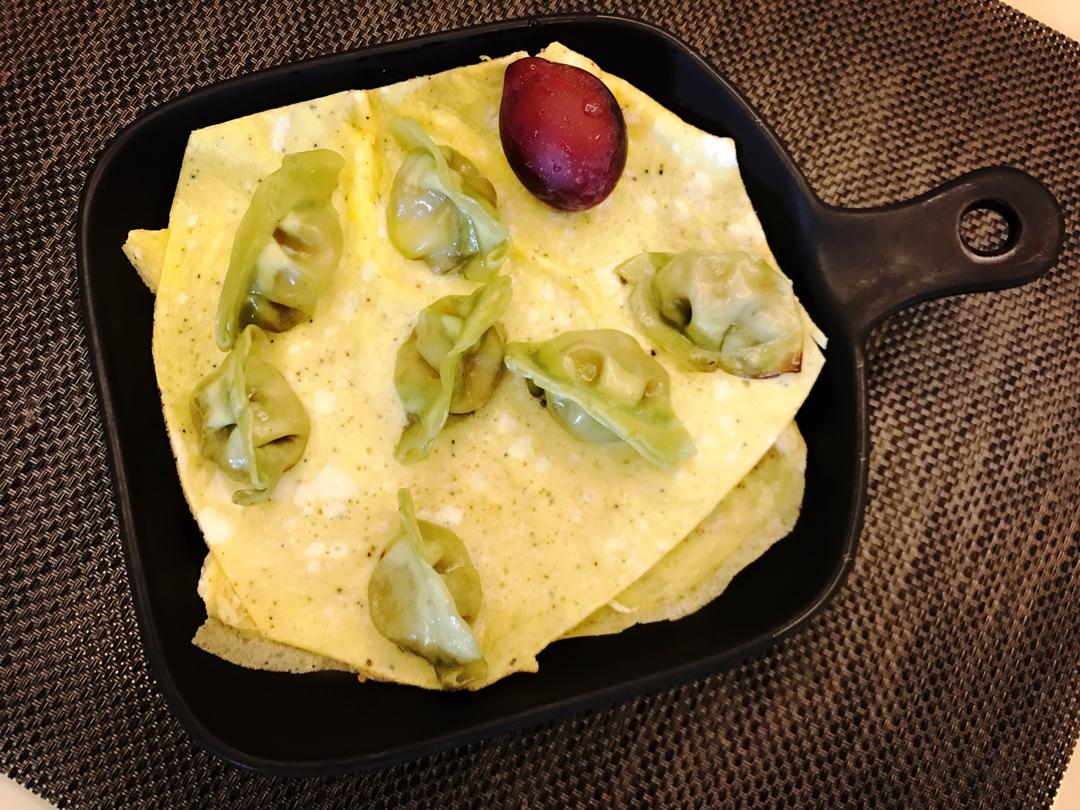 懒人快手抱蛋煎饺