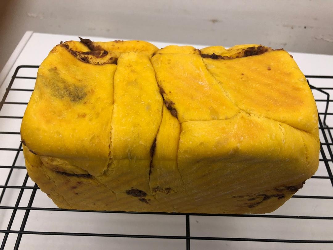 南瓜🎃豆沙吐司面包