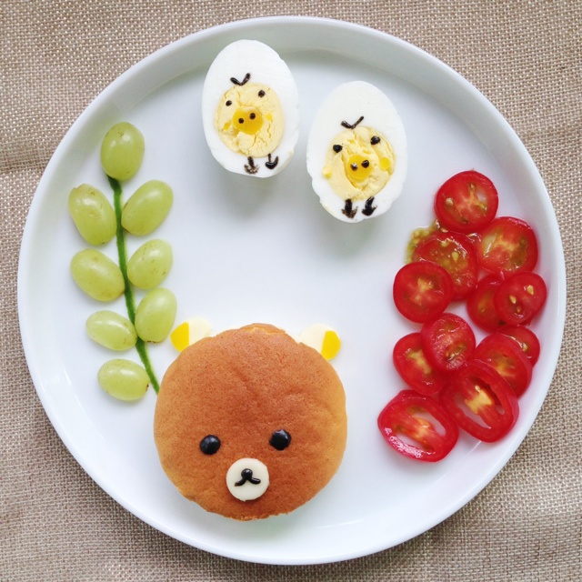 创意早餐龙猫吐司