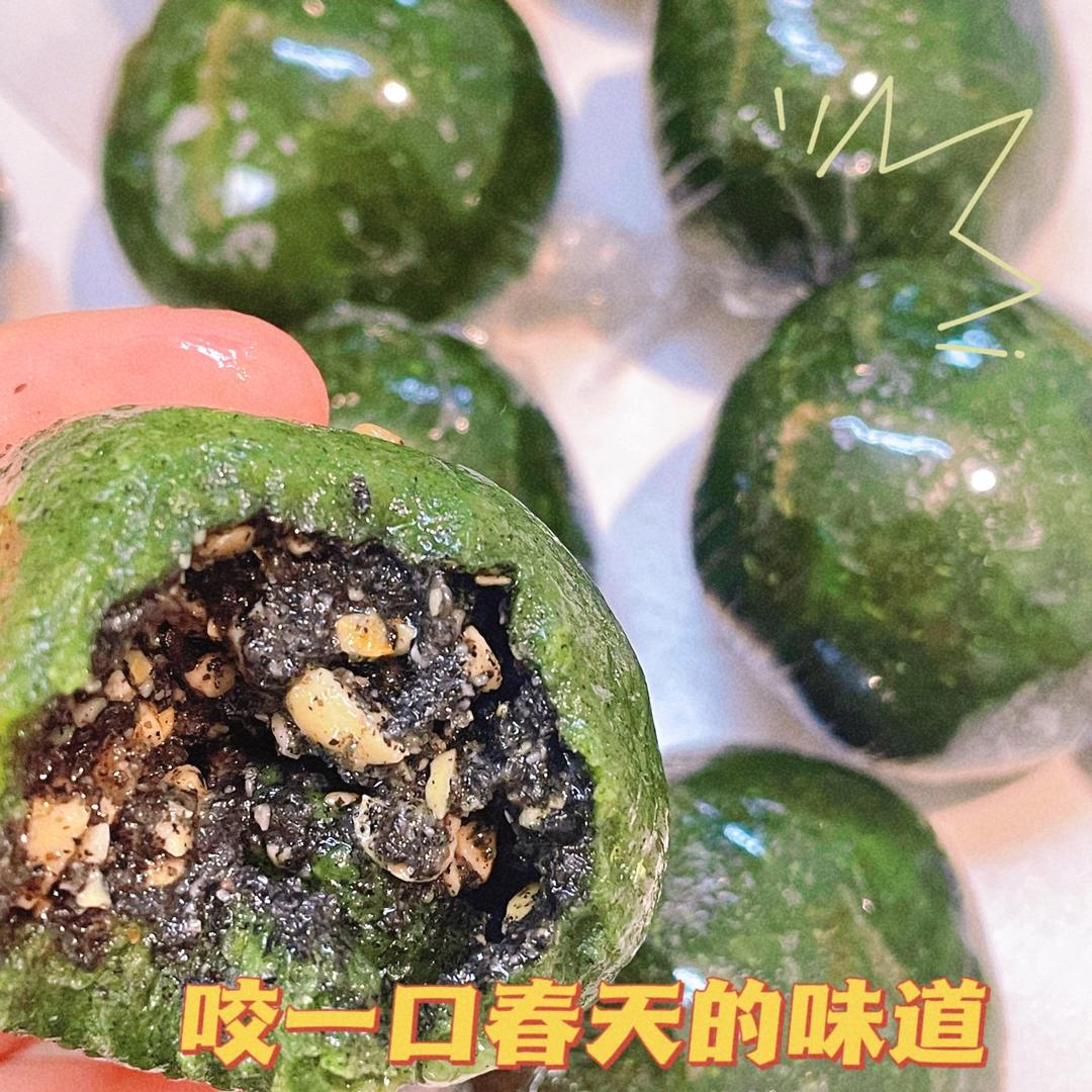 《Tinrry+》咸蛋黄肉松青团+红豆沙青团