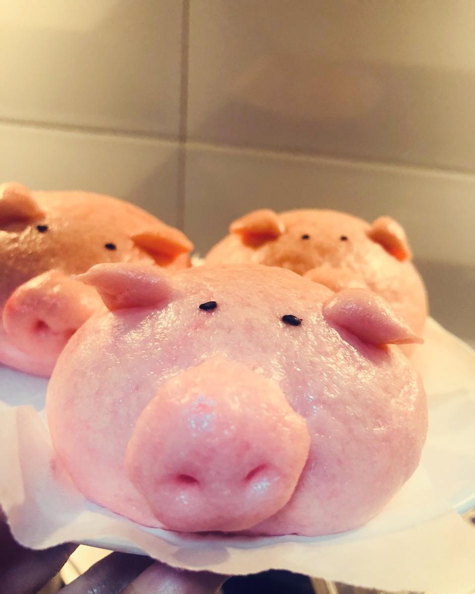 卡通馒头（粉红小猪）