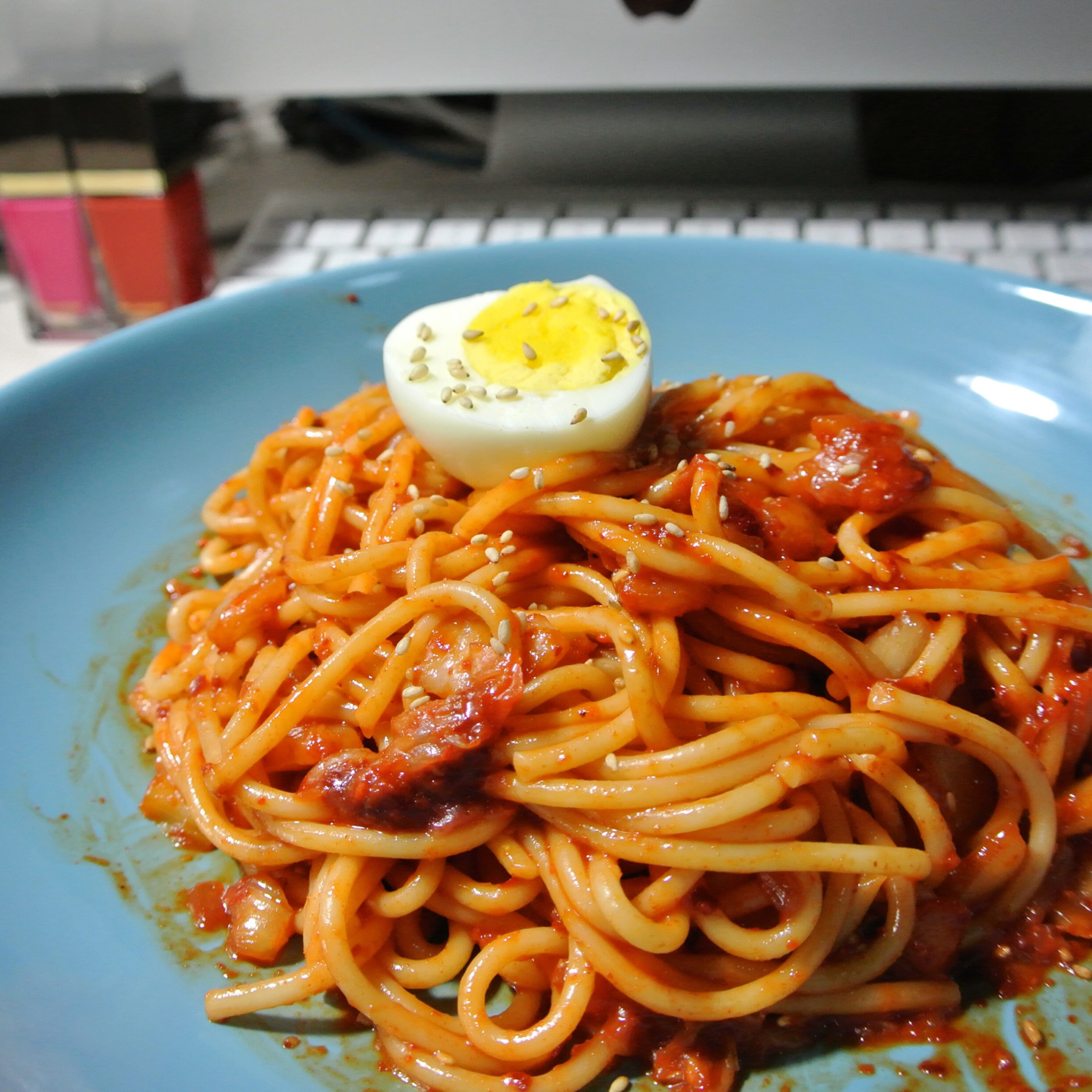 韩式辣拌面（韩国“白主妇”黄金比拌酱）