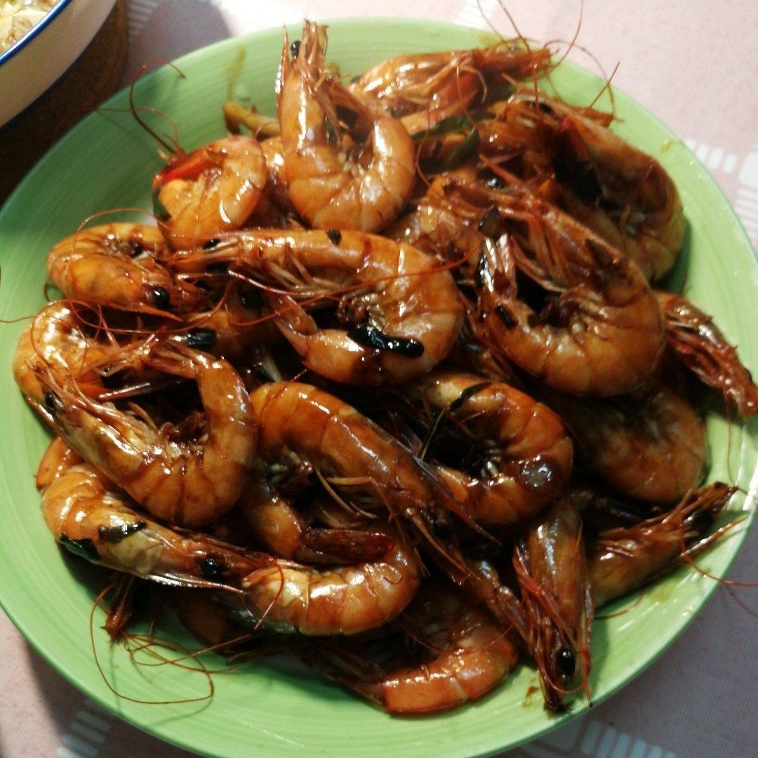老上海味道—红烧酱油大虾