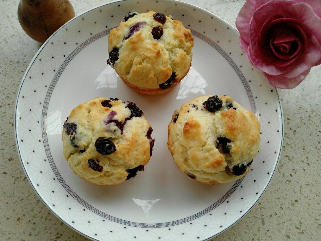 烘培•经典蓝莓玛芬纸杯蛋糕 好味道 做法简单（德国食材版）