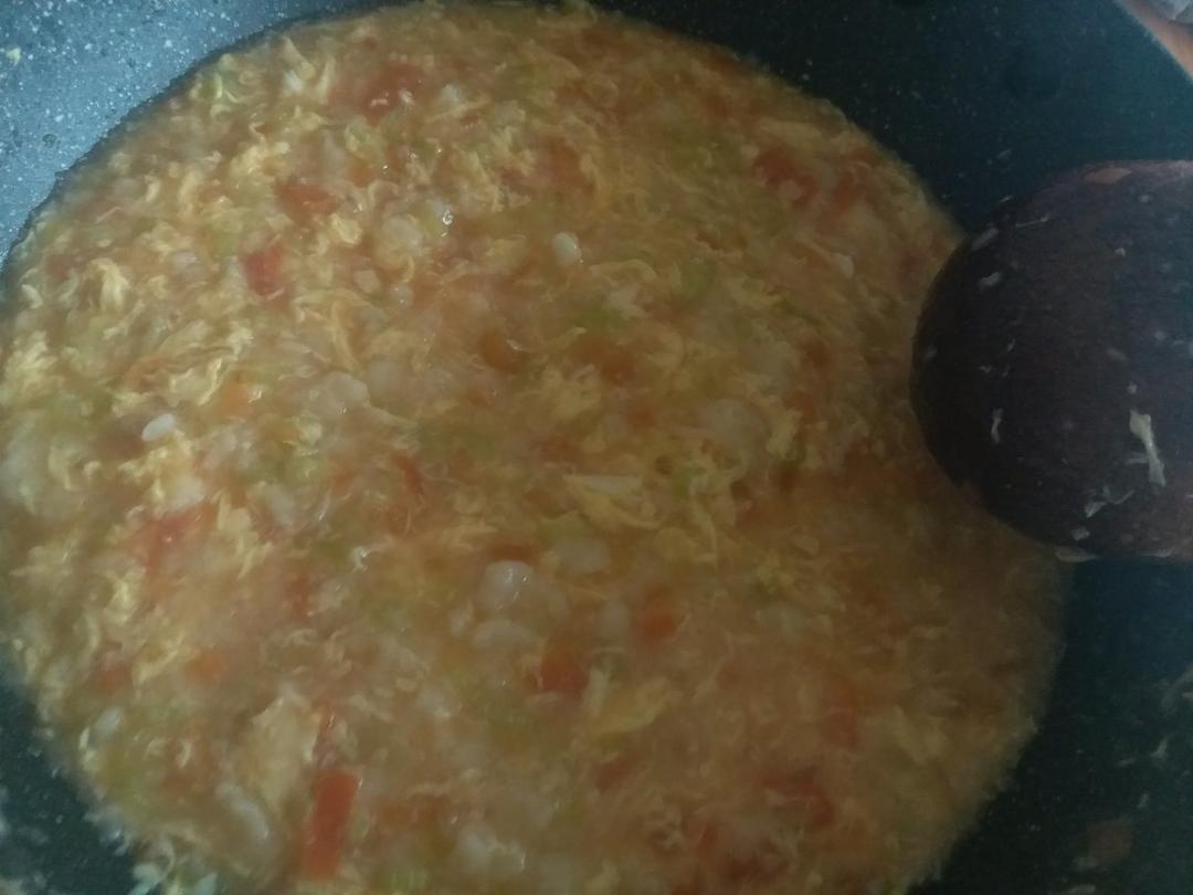 西红柿鸡蛋疙瘩汤