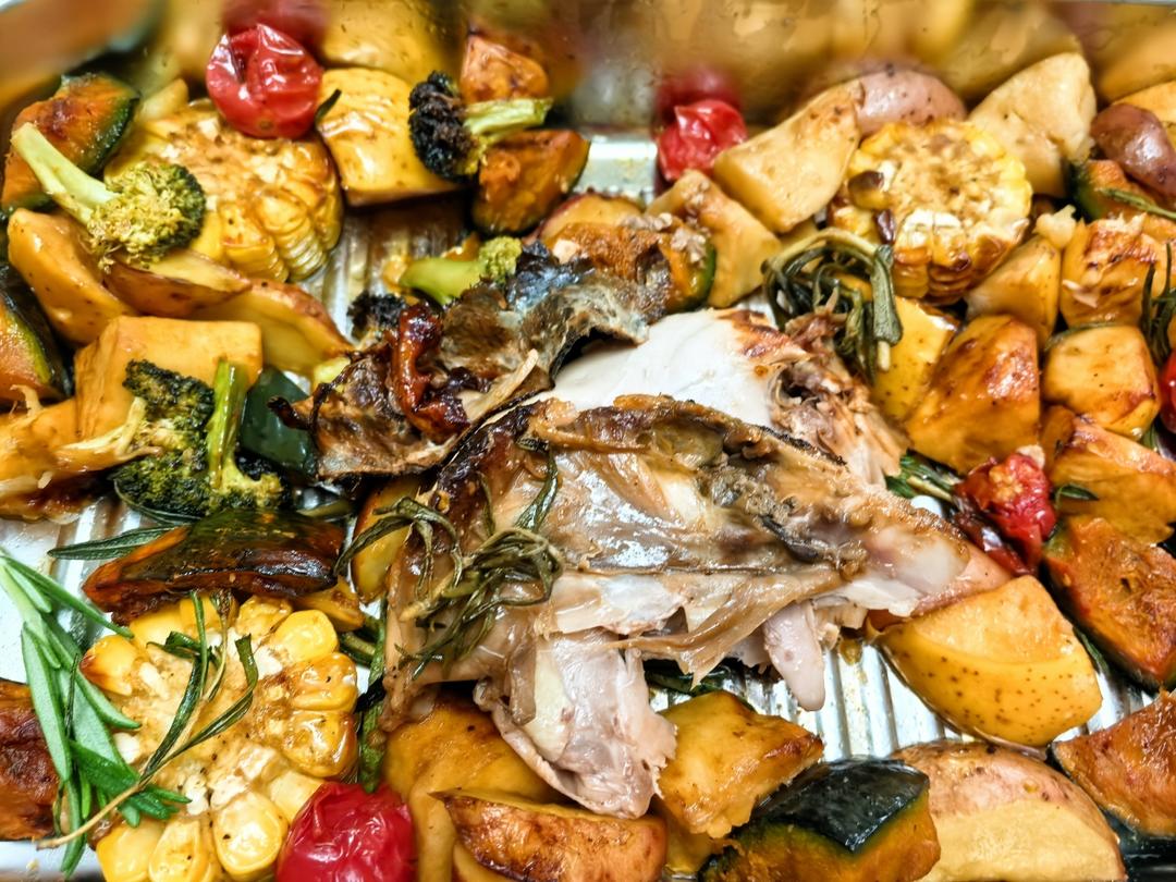一口爆汁〰️苹果蜜汁烤鸡🍗春节聚餐必备‼️