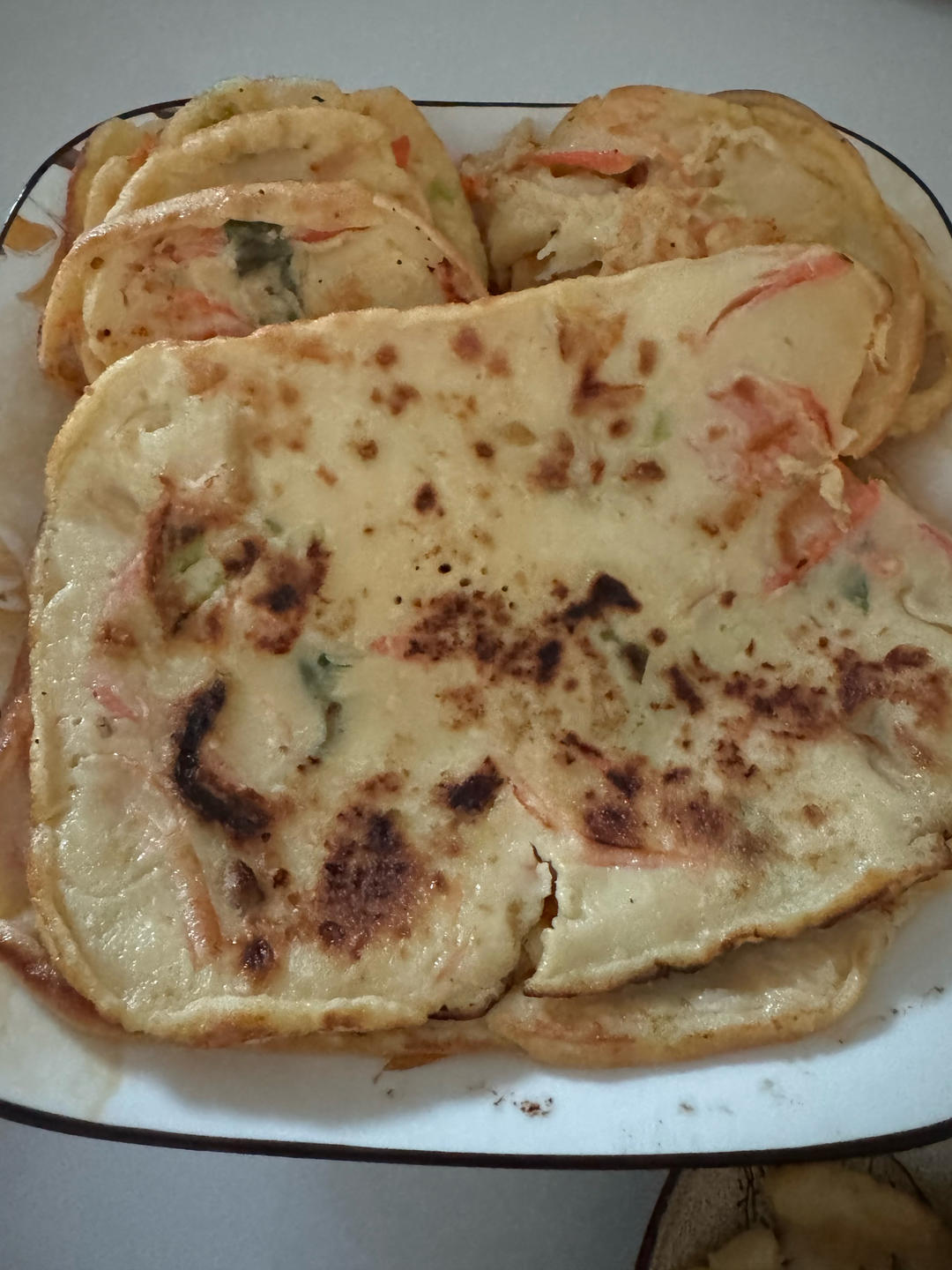 简单快手蔬菜鸡蛋煎饼