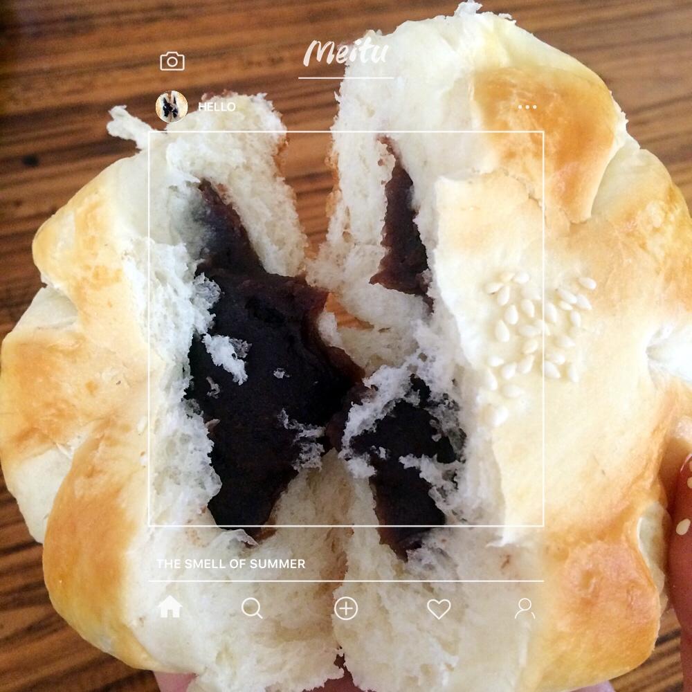 红豆面包