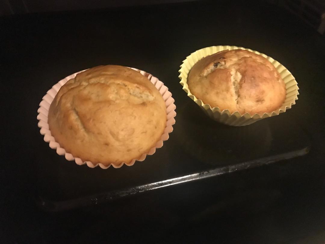 快手香蕉纸杯蛋糕