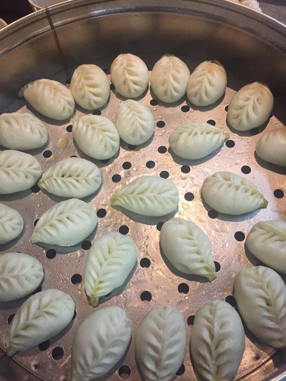 萝卜粉条麦穗包子Turnip & GlassNoodle Steamed Dumplings