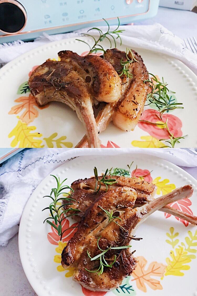 ‼️宅家自制节日大餐👉🏻迷迭香法式羊排的做法