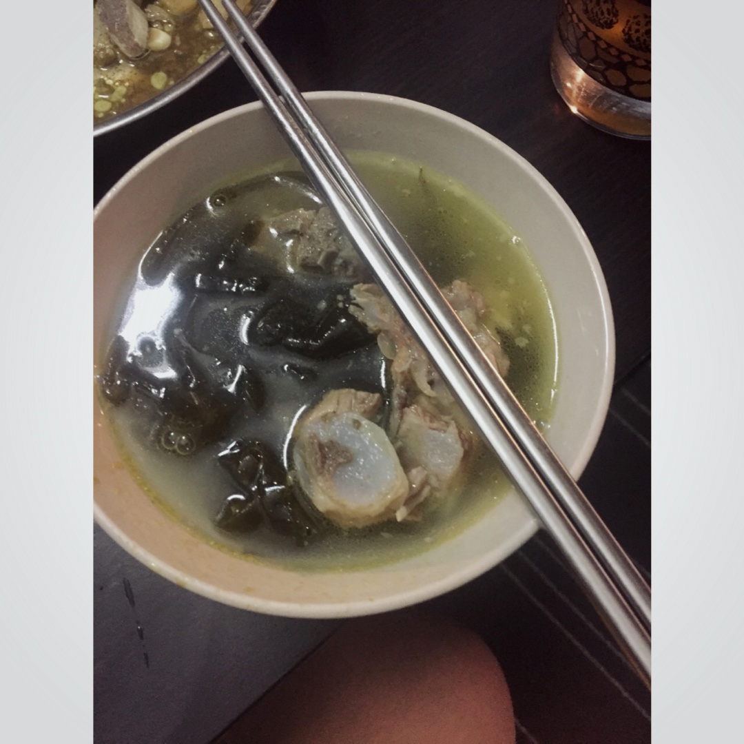 排骨海带汤