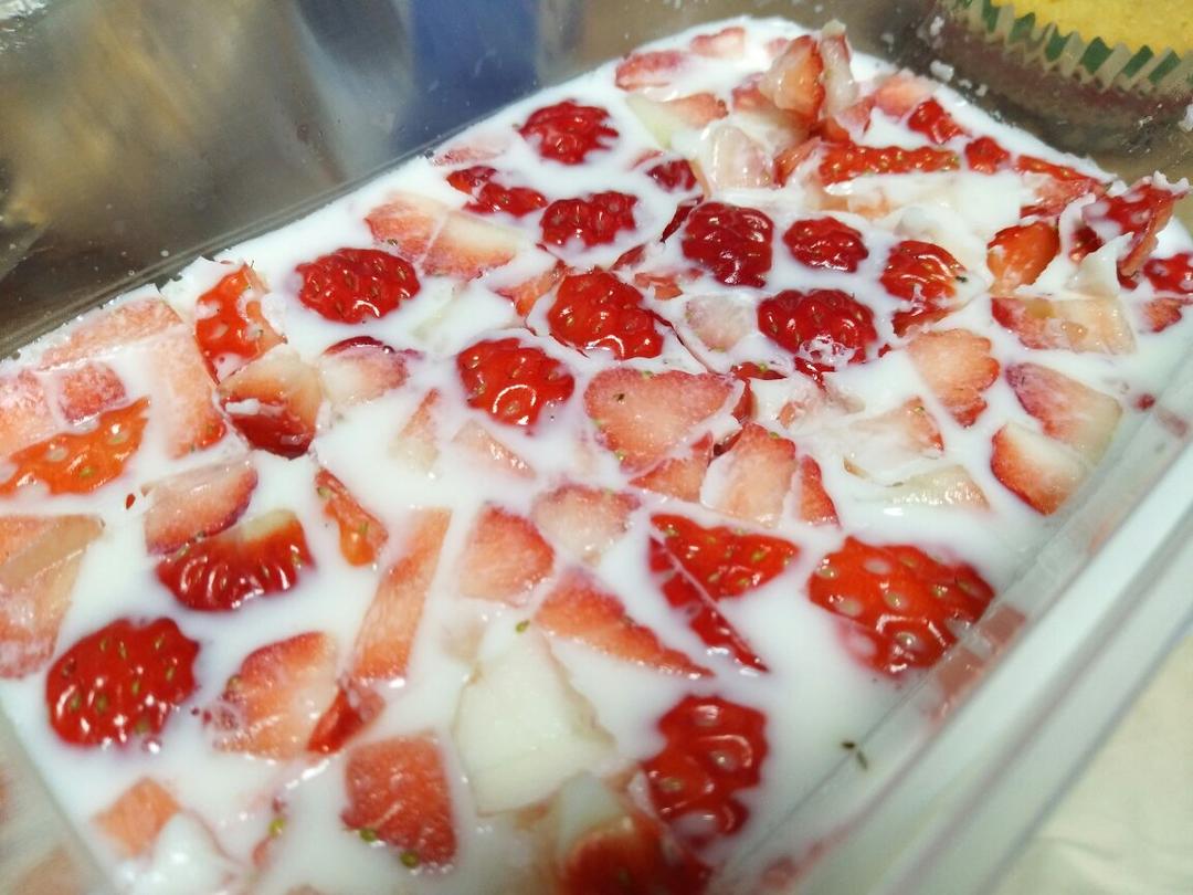 芒果牛奶布丁、草莓牛奶布丁