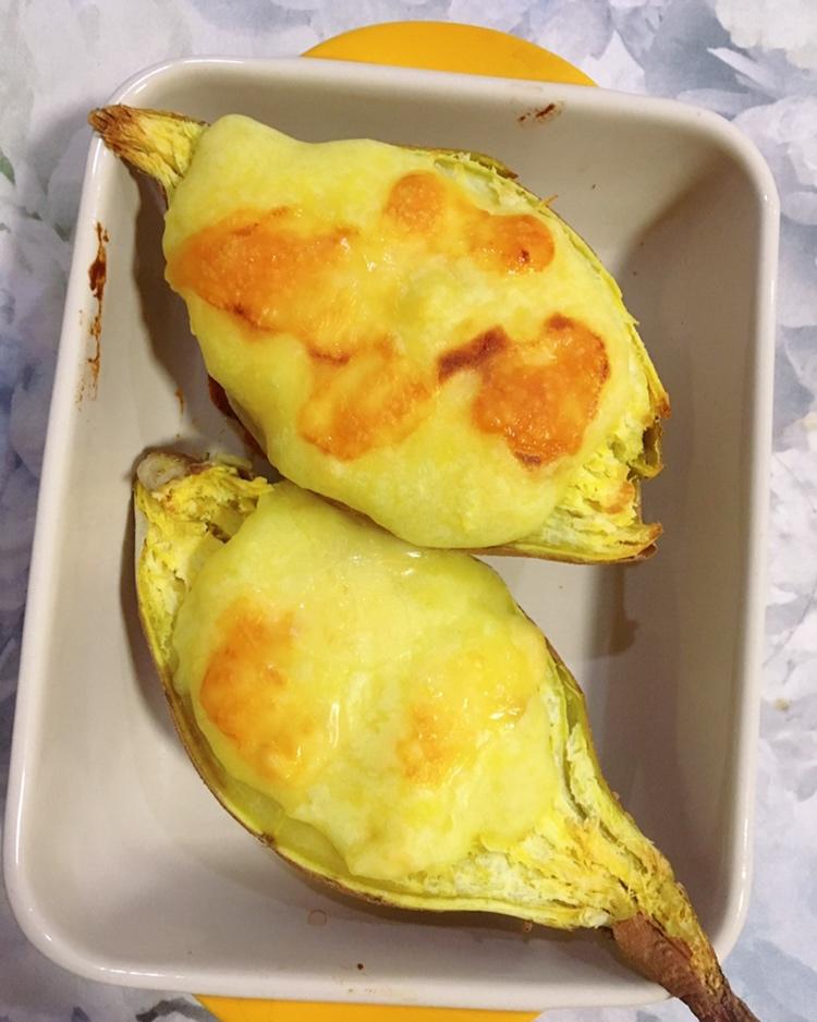 芝士奶油焗红薯