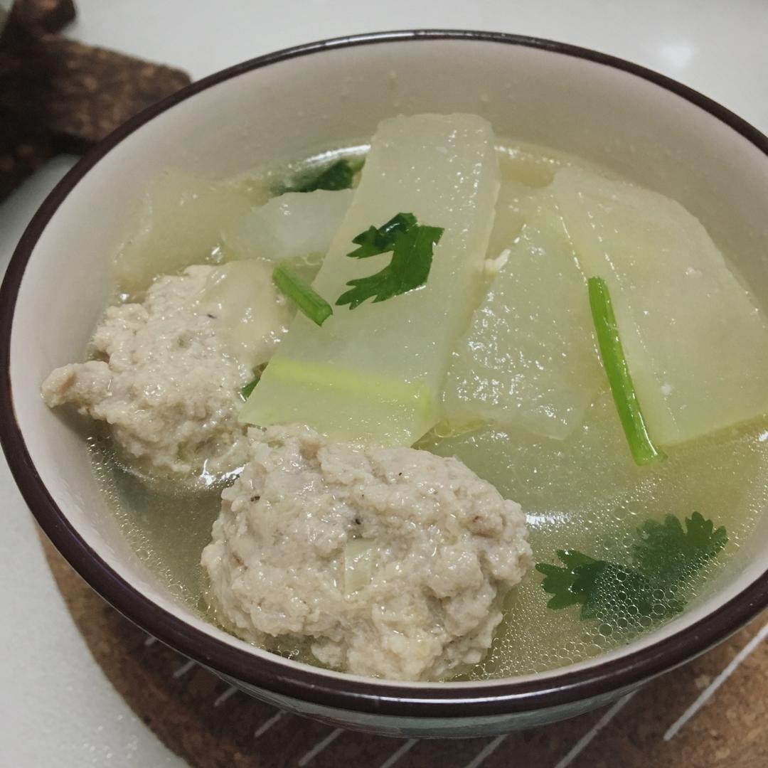 冬瓜汆丸子汤