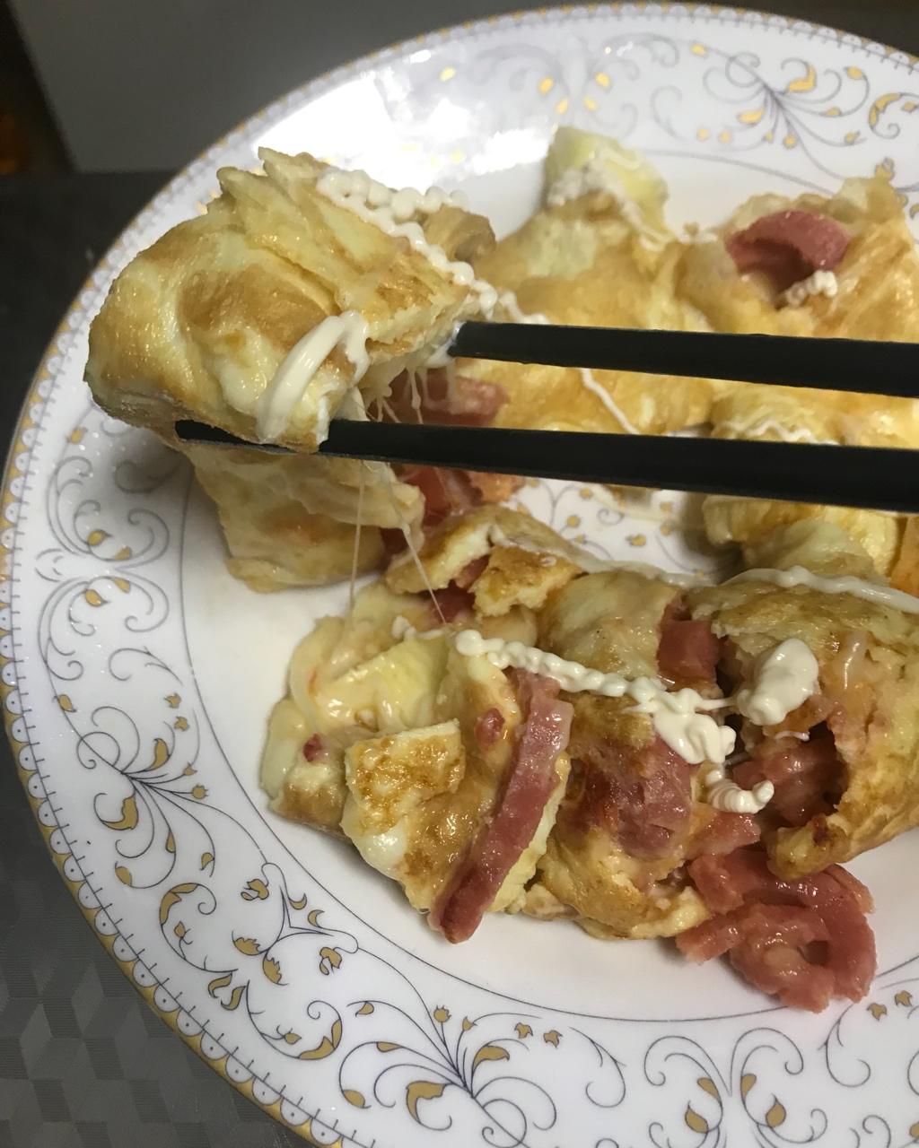火腿番茄奶酪鸡蛋卷