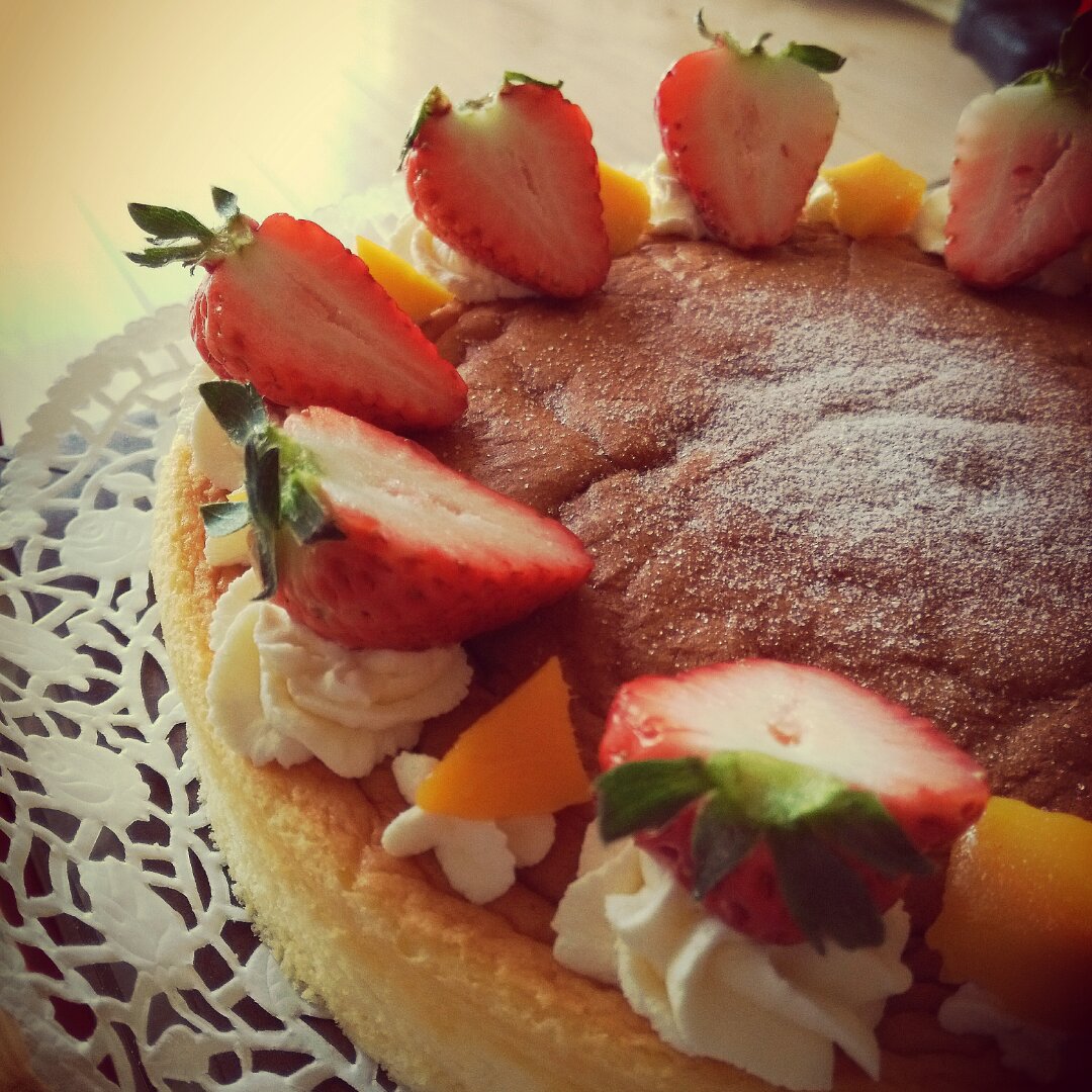 轻乳酪芝士蛋糕6寸#皮黑森林#